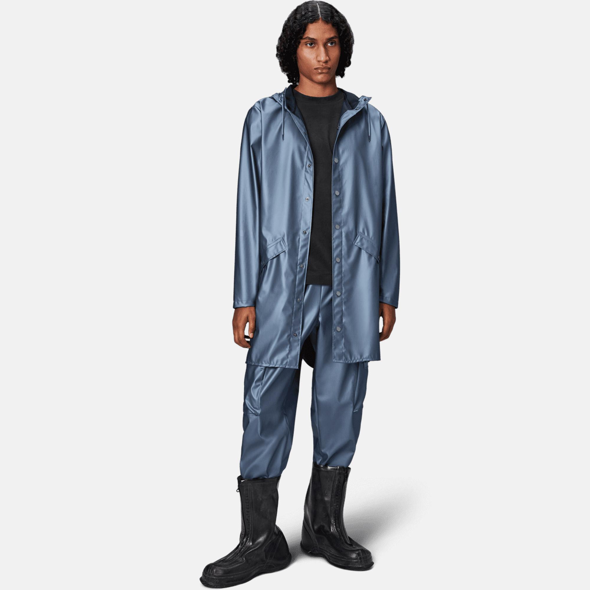 Rains Long Jacket W3 Unisex Kahverengi Yağmurluk