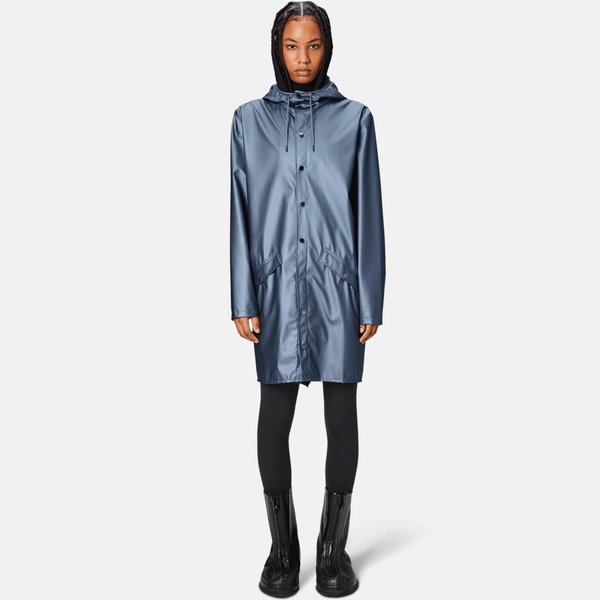 Rains Long Jacket W3 Unisex Kahverengi Yağmurluk