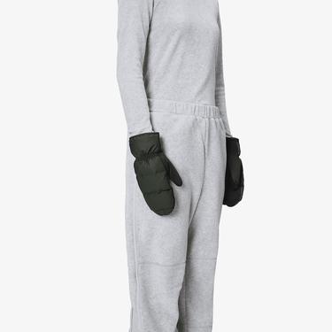  Rains Lohja Puffer Mittens W1T2 Unisex Yeşil Eldiven