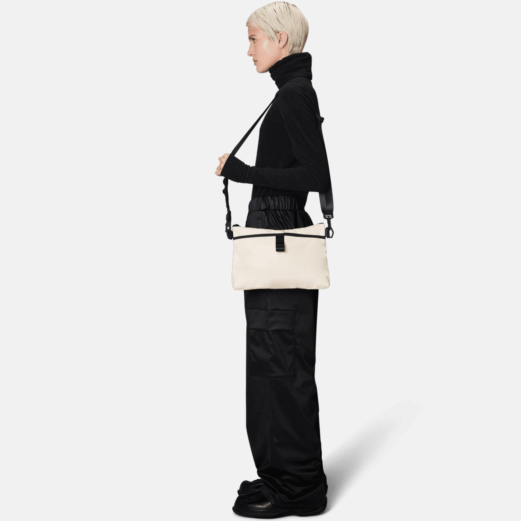 Rains Sibu Musette W3 Unisex Gri Omuz Çantası