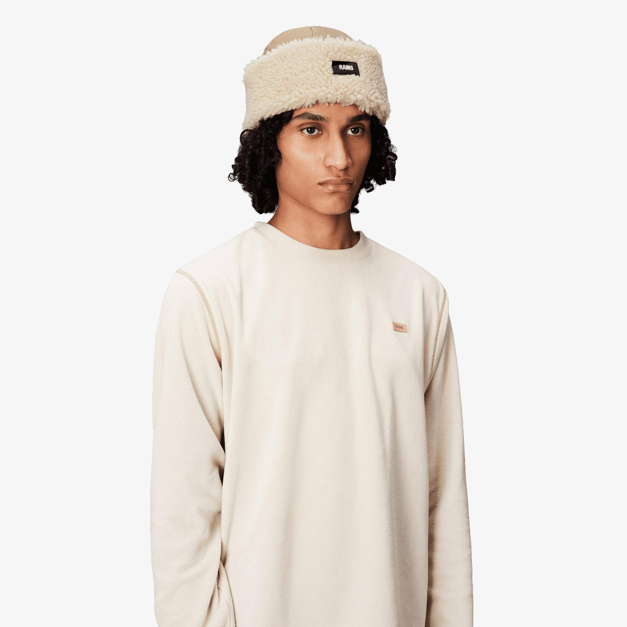 Rains Insulated Fleece T2 Unisex Bej Şapka