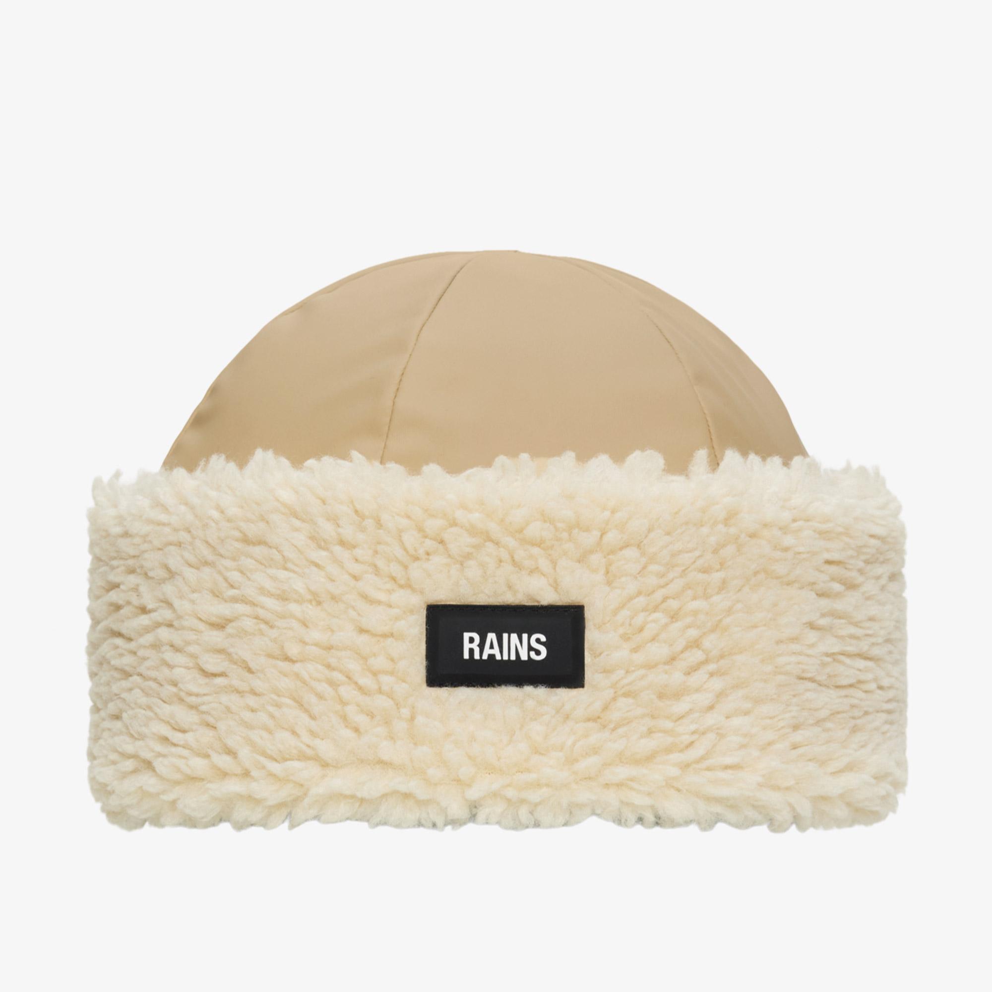 Rains Insulated Fleece T2 Unisex Bej Şapka