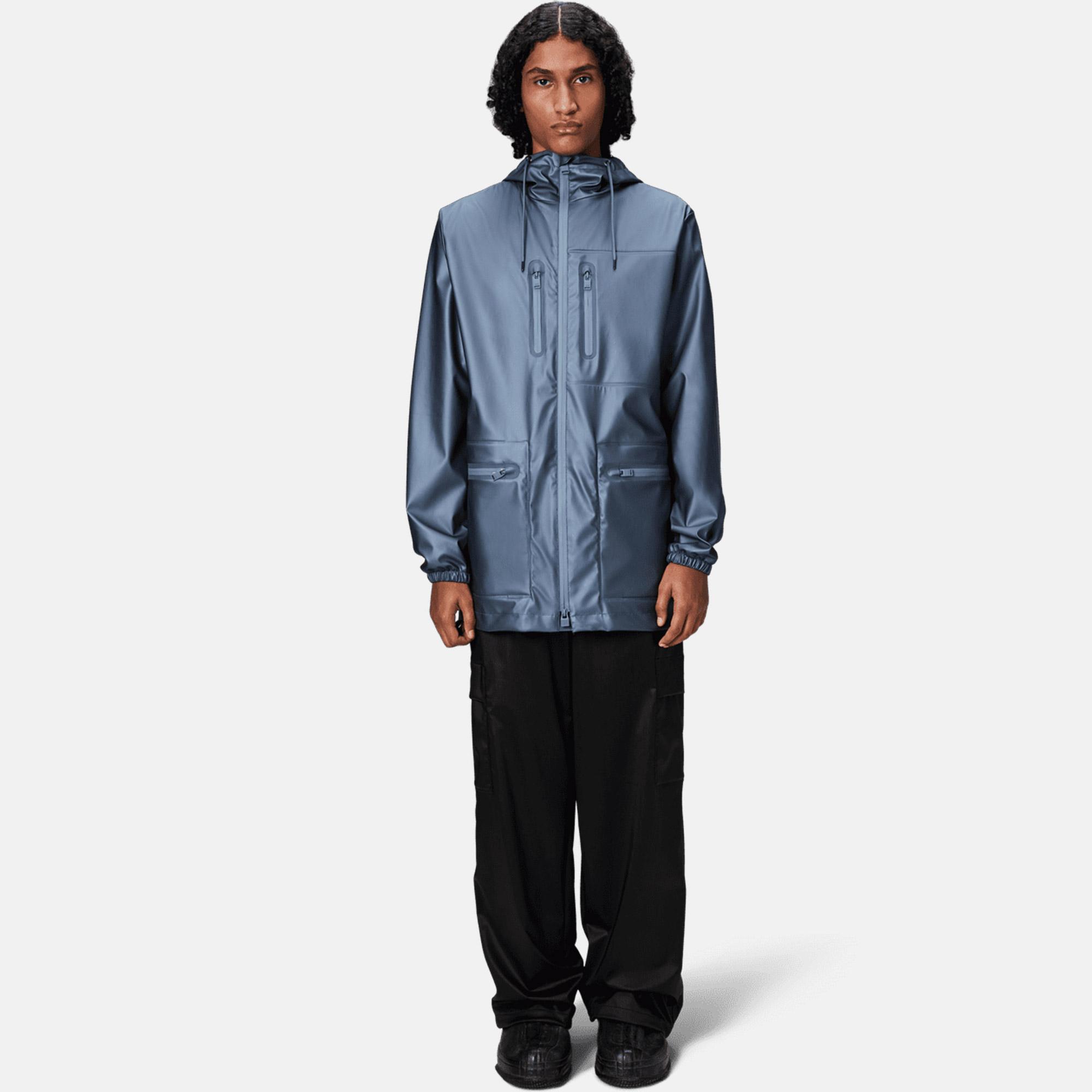 Rains Cargo Long W3 Unisex Kahverengi Yağmurluk