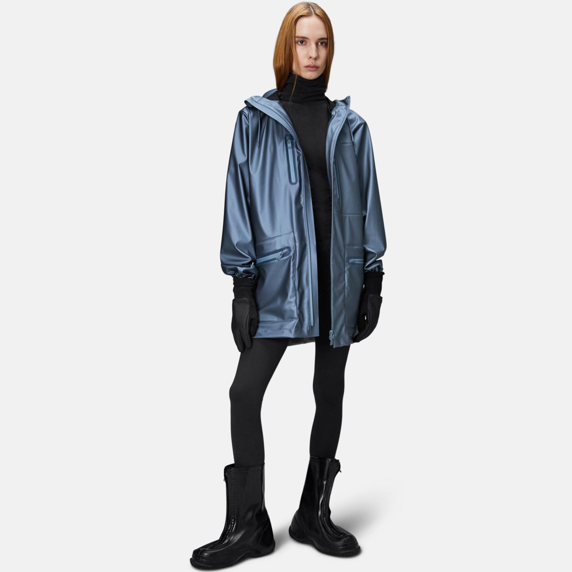 Rains Cargo Long W3 Unisex Kahverengi Yağmurluk
