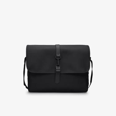  Rains Messenger Bag W3 Unisex Siyah Omuz Çantası
