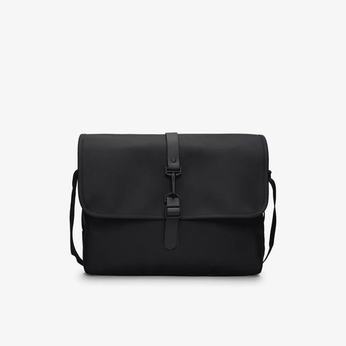  Rains Messenger Bag W3 Unisex Siyah Omuz Çantası