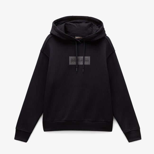  Napapijri B-Box Logo Kadın Siyah Sweatshirt