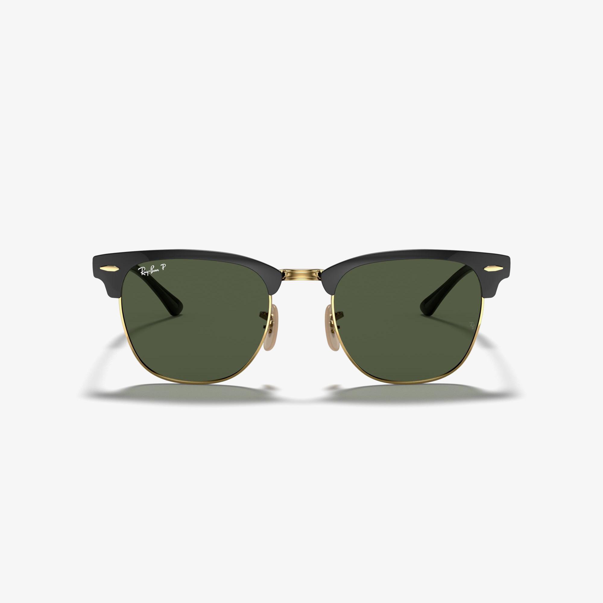 RAY-BAN 0RB3716 Clubmaster Metal Unisex Gold Siyah Güneş Gözlüğü