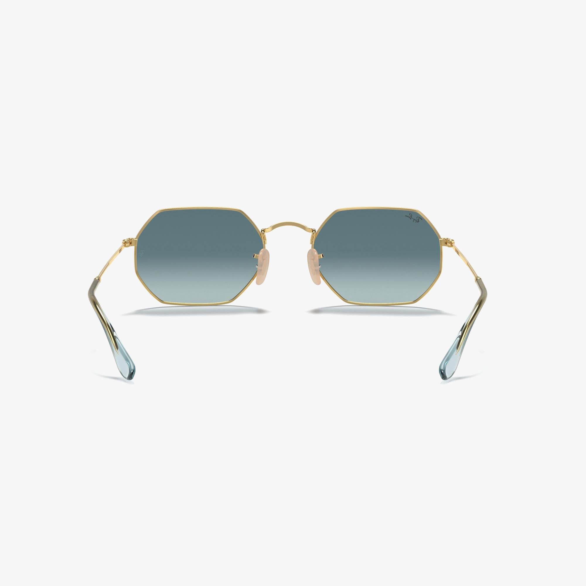 RAY-BAN 0RB3556N Octagonal Unisex Gold Güneş Gözlüğü
