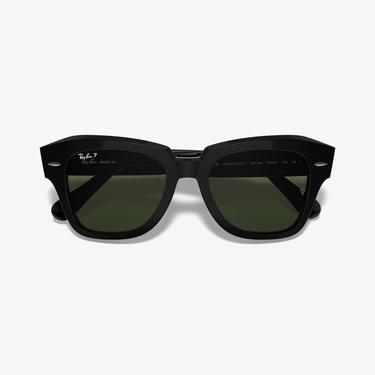  RAY-BAN 0RB2186 State Street Unisex Siyah Güneş Gözlüğü