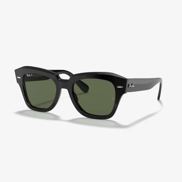  RAY-BAN 0RB2186 State Street Unisex Siyah Güneş Gözlüğü