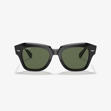  RAY-BAN 0RB2186 State Street Unisex Siyah Güneş Gözlüğü