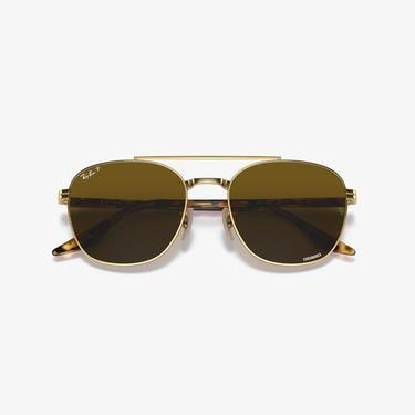  Ray-Ban Metal Unisex Kahverengi Güneş Gözlüğü