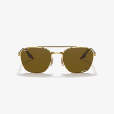  Ray-Ban Metal Unisex Kahverengi Güneş Gözlüğü