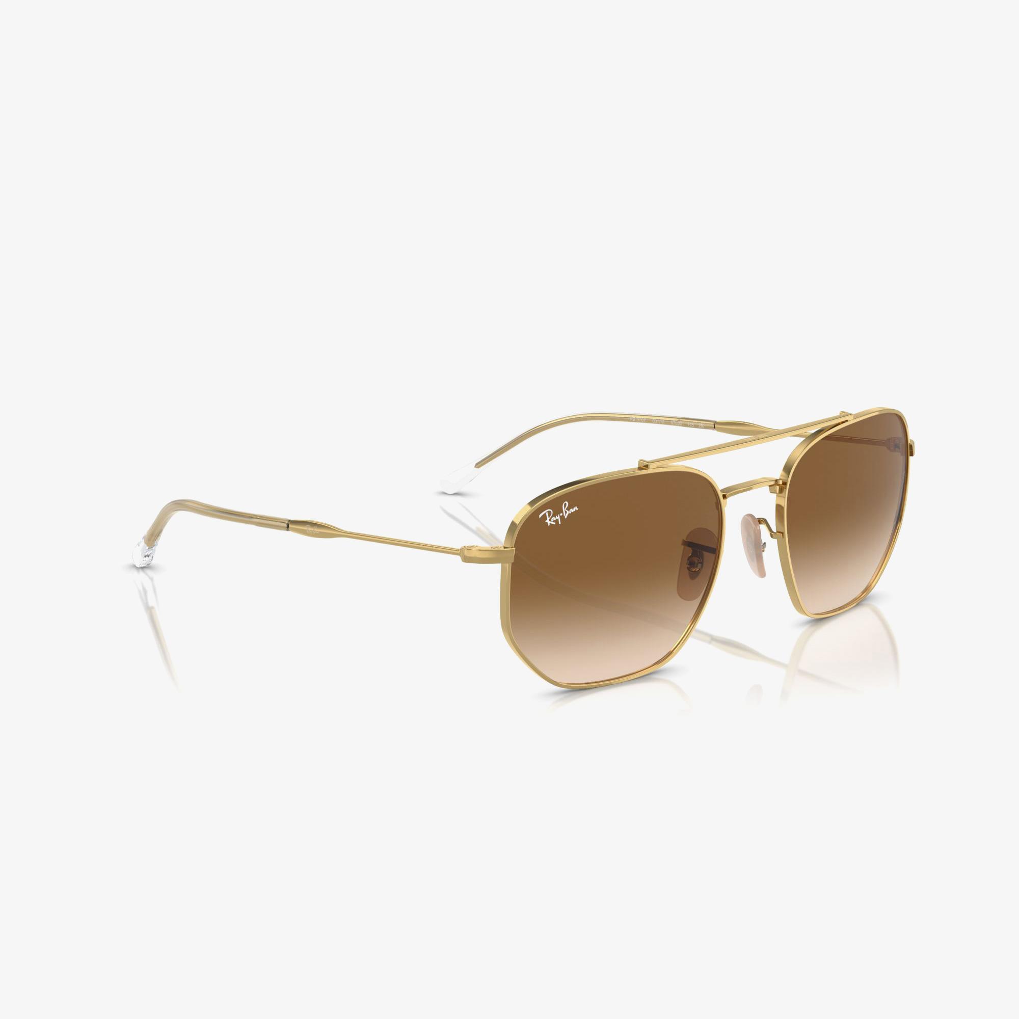 RAY-BAN 0RB3707 Unisex Altın Rengi Güneş Gözlüğü