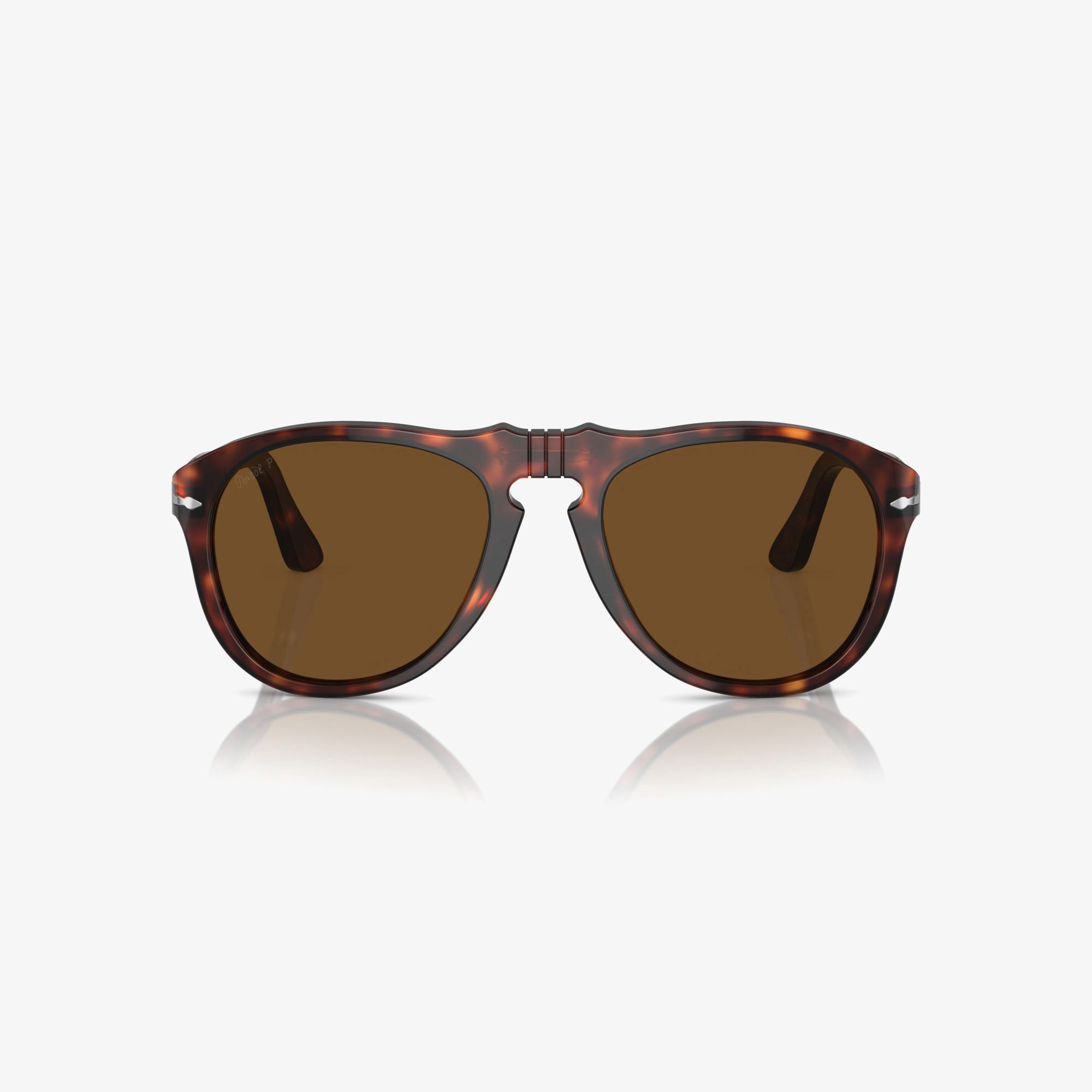 PERSOL Acetate Erkek Kahverengi Güneş Gözlüğü