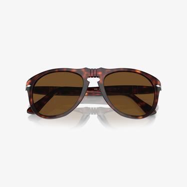  PERSOL Acetate Erkek Kahverengi Güneş Gözlüğü
