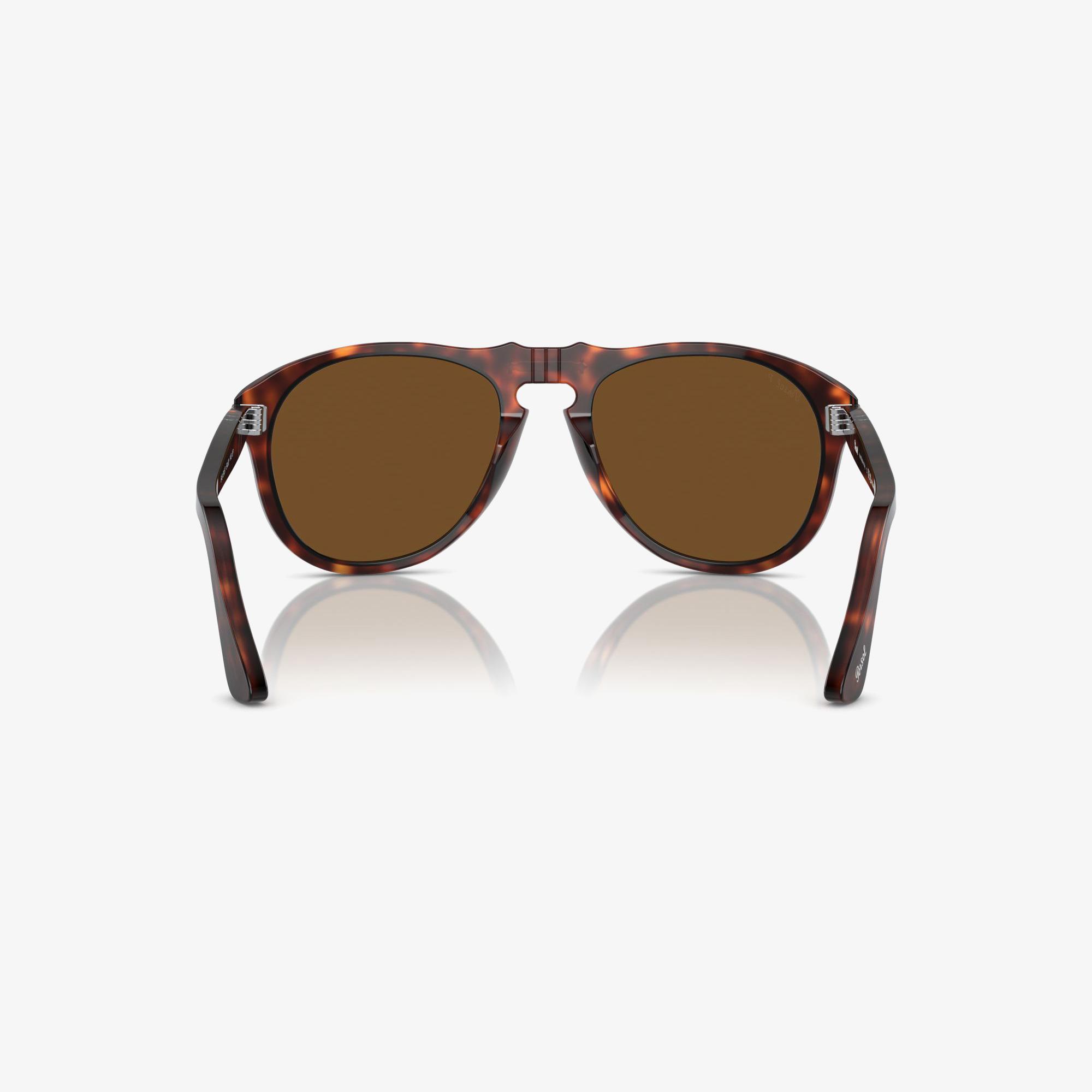 PERSOL Acetate Erkek Kahverengi Güneş Gözlüğü
