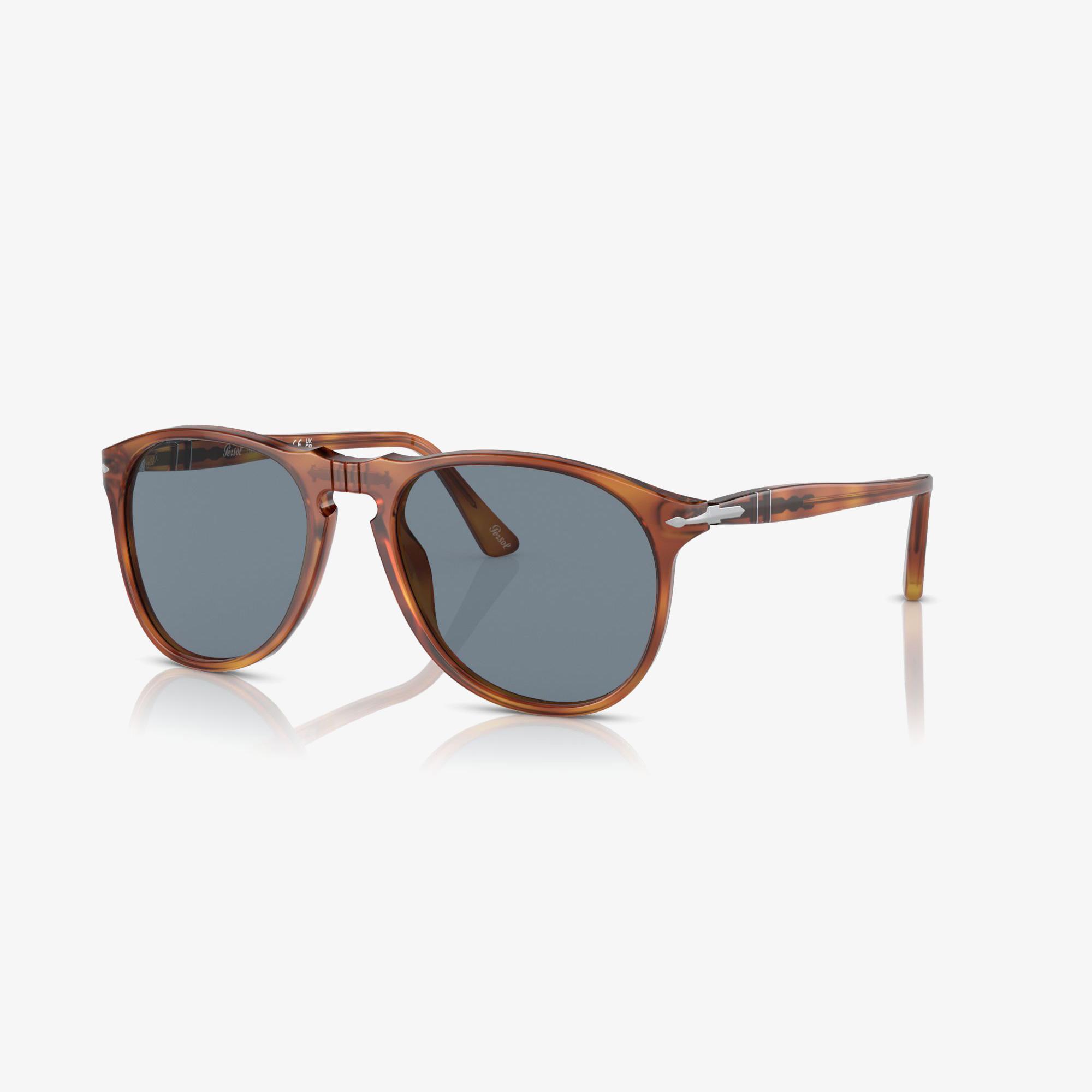 PERSOL Acetate Erkek Kahverengi Güneş Gözlüğü