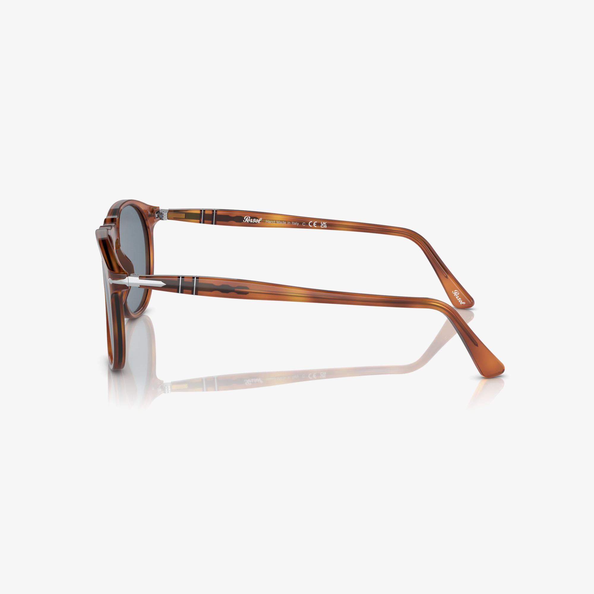 PERSOL Acetate Erkek Kahverengi Güneş Gözlüğü