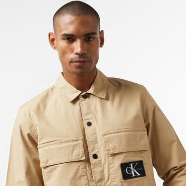  Calvin Klein Jeans Erkek Bej Gömlek