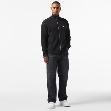  Tommy Hilfiger Jeans Zıptru Hı Neck Erkek Siyah Hırka