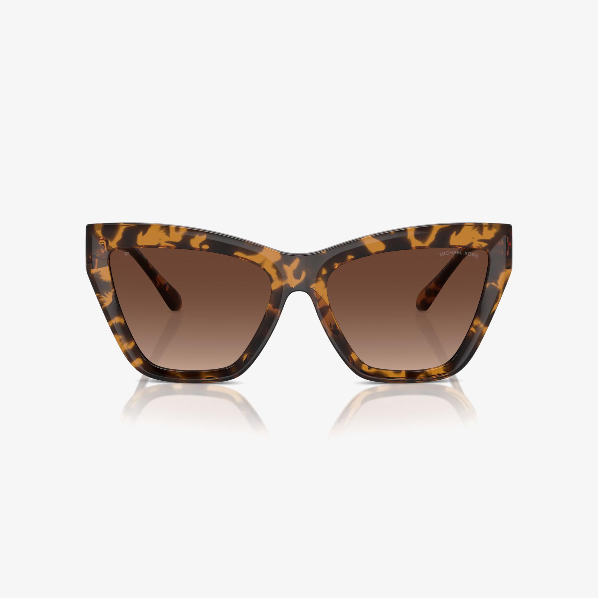 MICHAEL KORS Dubai Kadın Kahverengi Güneş Gözlüğü