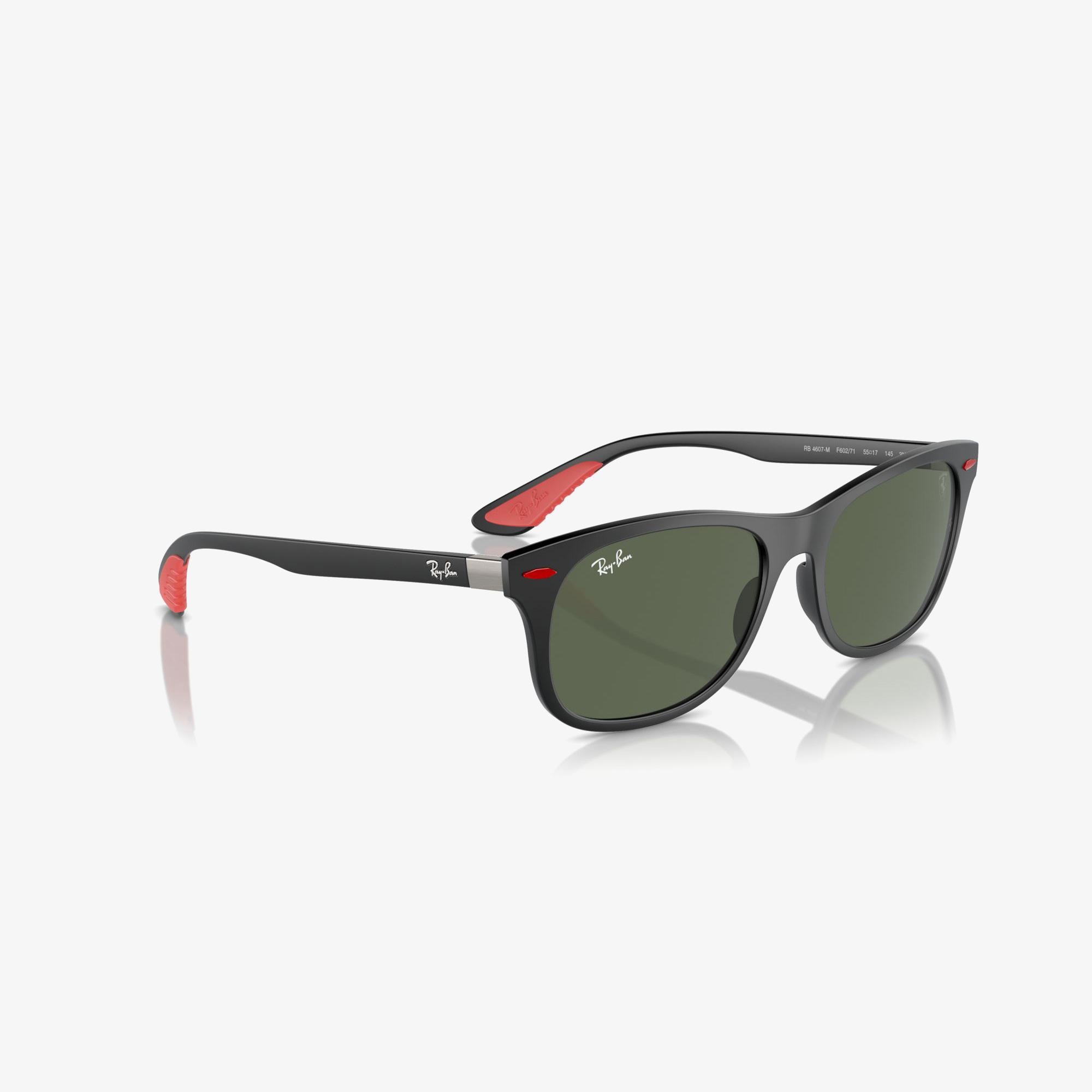 RAY-BAN Rb467M Scuderia Ferrari Collection Unisex Siyah Güneş Gözlüğü