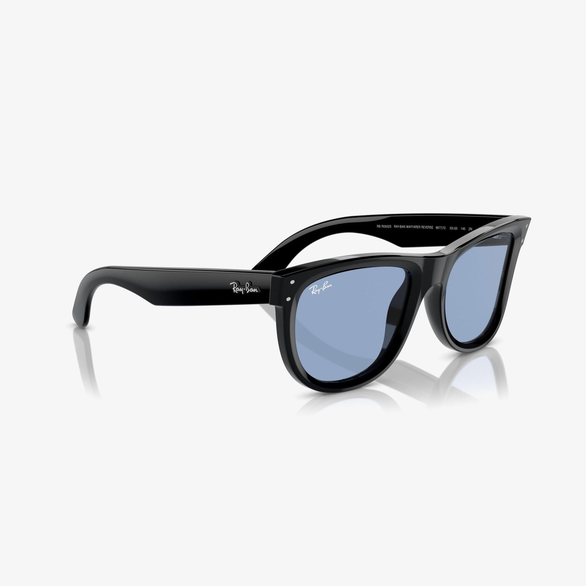 RAY-BAN Wayfarer Reverse Unisex Siyah Güneş Gözlüğü