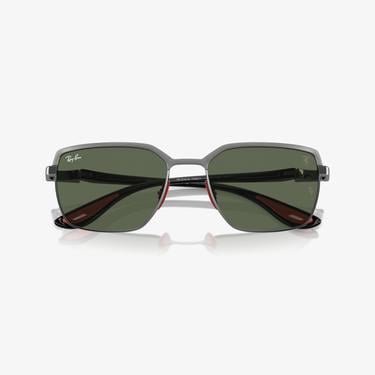  RAY-BAN Rb3743M Scuderia Ferrari Collection Unisex Gri Güneş Gözlüğü