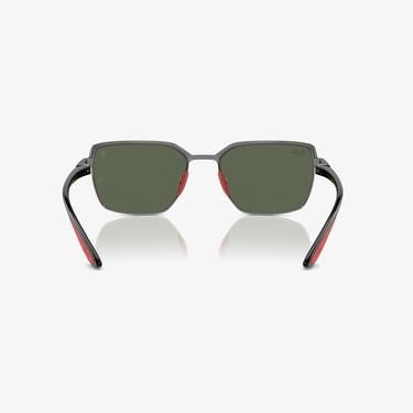  RAY-BAN Rb3743M Scuderia Ferrari Collection Unisex Gri Güneş Gözlüğü