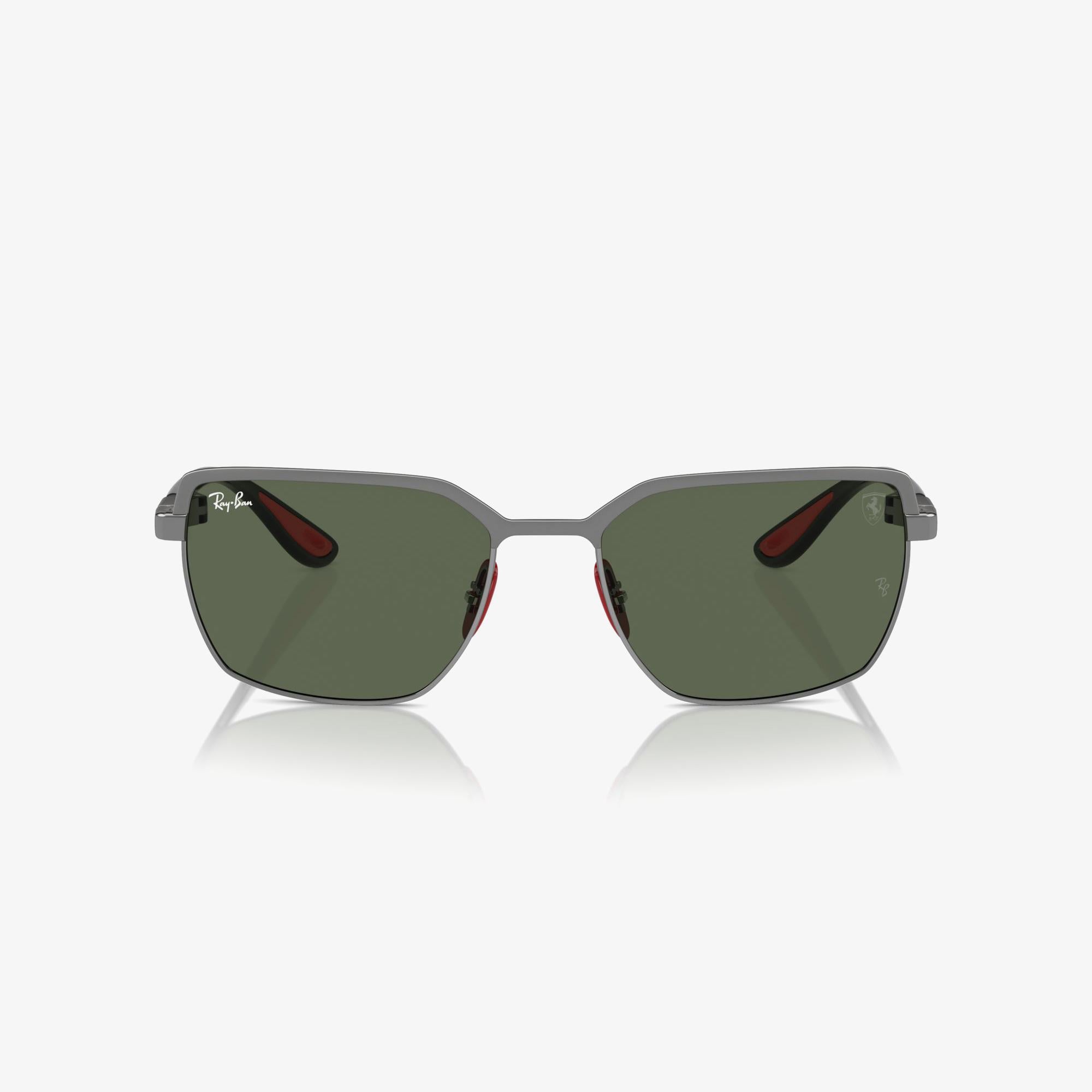 RAY-BAN Rb3743M Scuderia Ferrari Collection Unisex Gri Güneş Gözlüğü