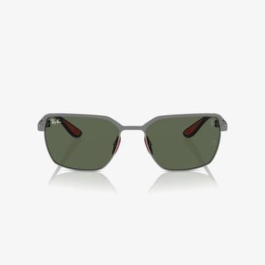  RAY-BAN Rb3743M Scuderia Ferrari Collection Unisex Gri Güneş Gözlüğü