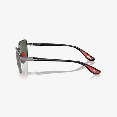  RAY-BAN Rb3743M Scuderia Ferrari Collection Unisex Gri Güneş Gözlüğü