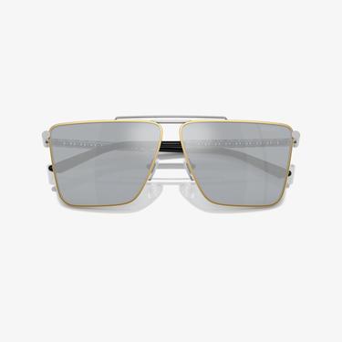  VERSACE Ve2266 Erkek Altın Rengi Güneş Gözlüğü