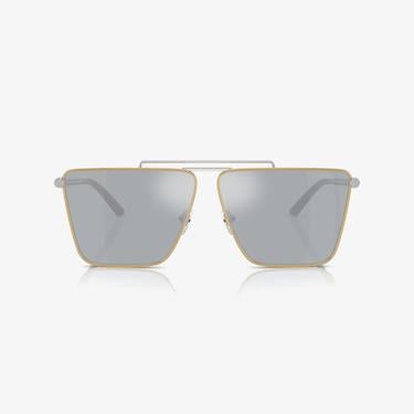  VERSACE Ve2266 Erkek Altın Rengi Güneş Gözlüğü