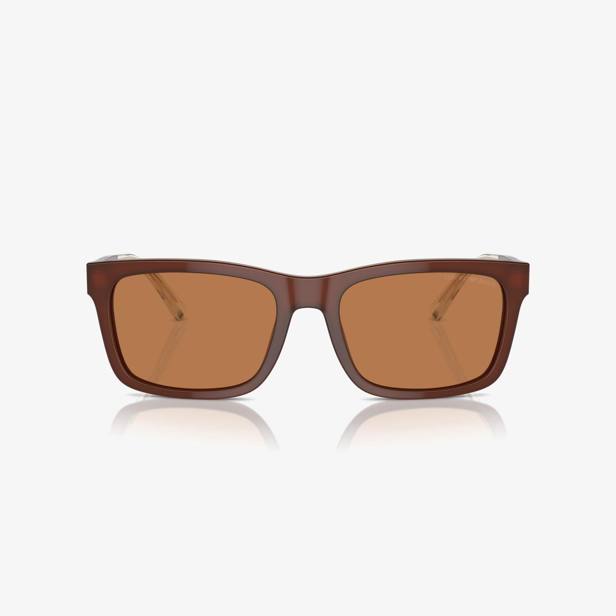 EMPORIO ARMANI Ea4224 Erkek Kahverengi Güneş Gözlüğü