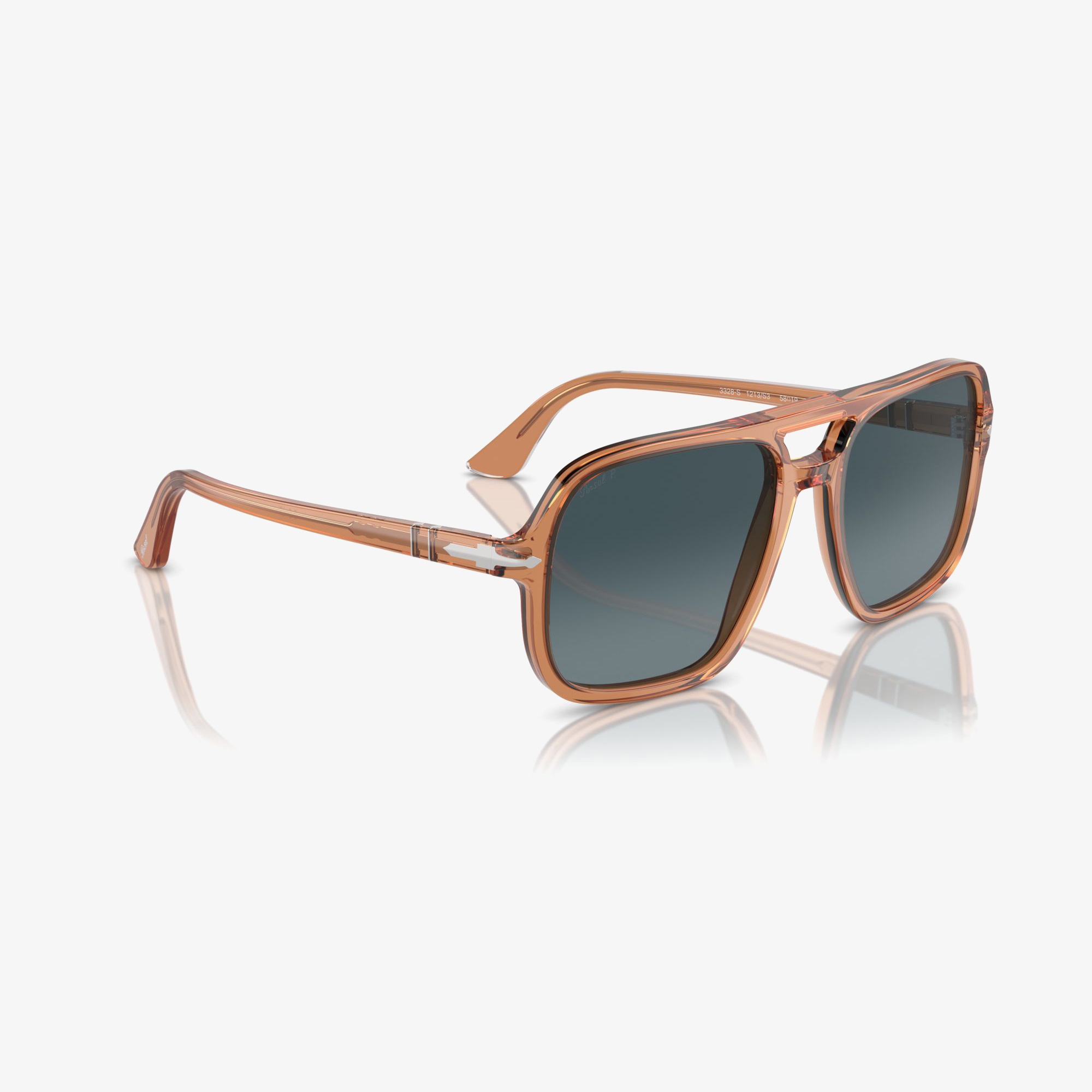 PERSOL Po3328S Erkek Kahverengi Güneş Gözlüğü