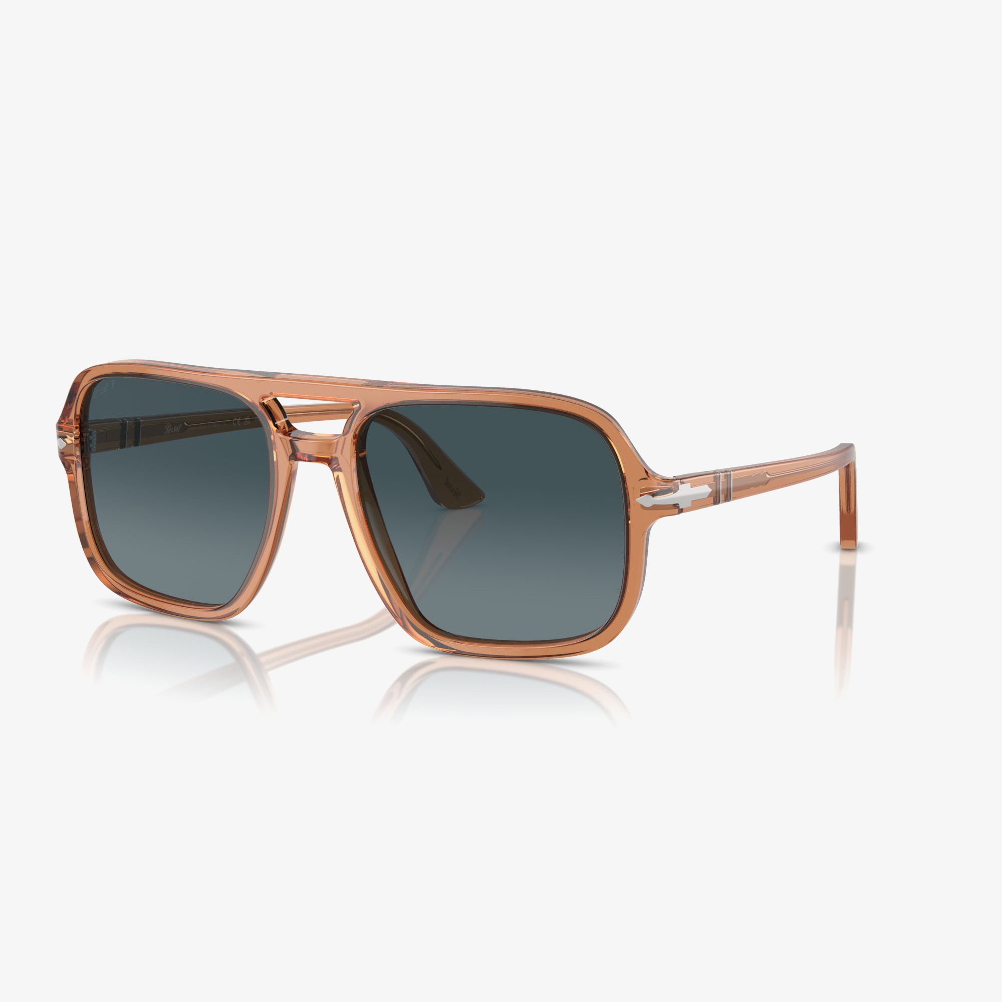 PERSOL Po3328S Erkek Kahverengi Güneş Gözlüğü