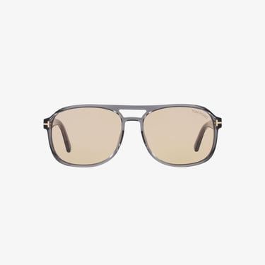  TOM FORD Rosco Tr163 Erkek Gri Güneş Gözlüğü