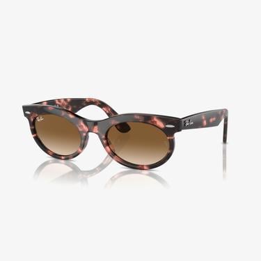  RAY-BAN Wayfarer Oval Unisex Pembe Güneş Gözlüğü