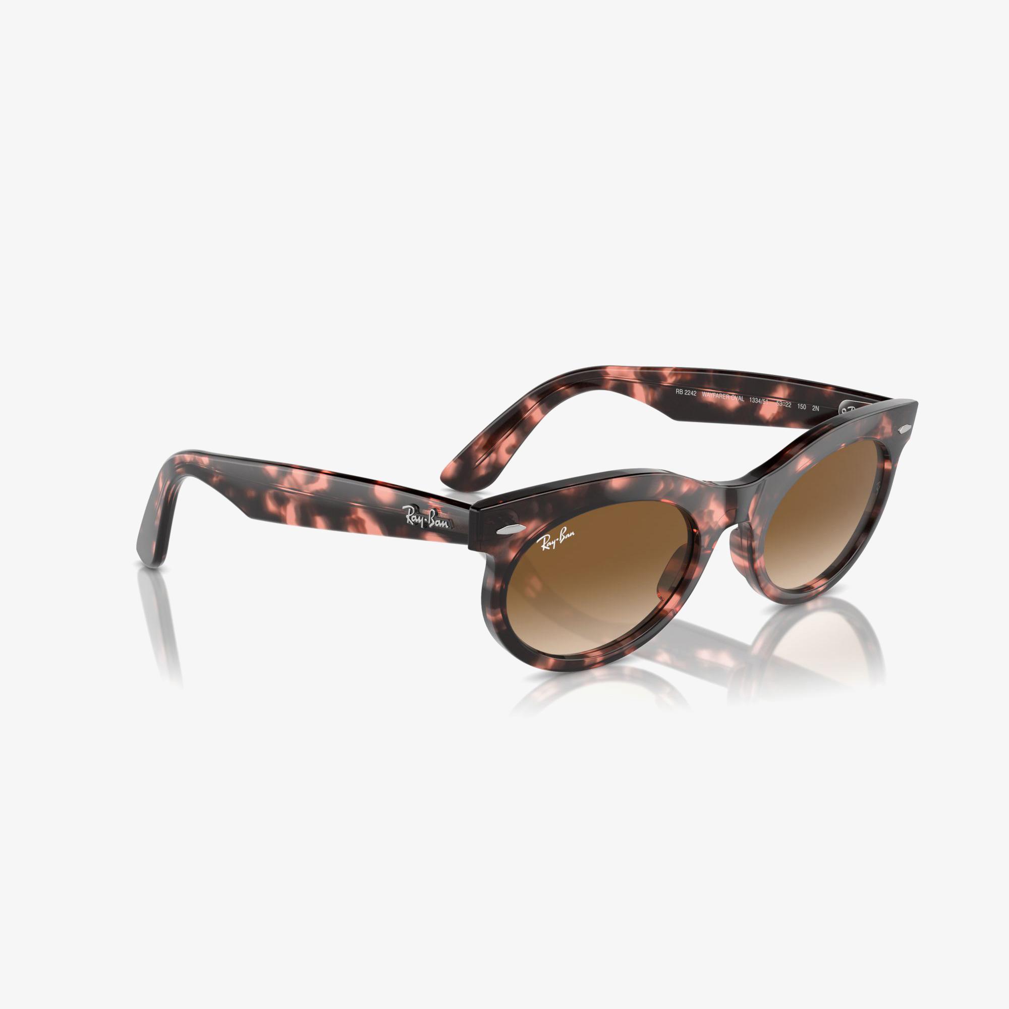 RAY-BAN Wayfarer Oval Unisex Pembe Güneş Gözlüğü