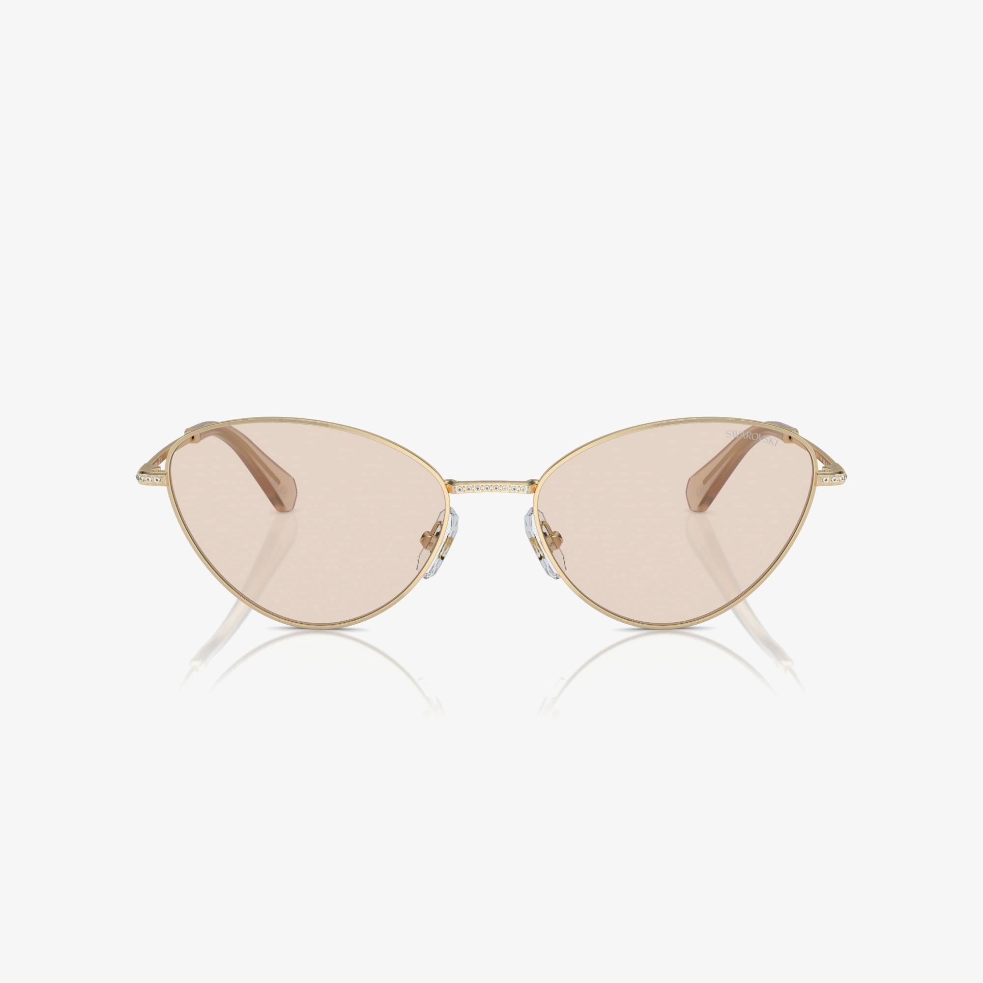 Swarovski Sk714 Kadın Altın Rengi Güneş Gözlüğü