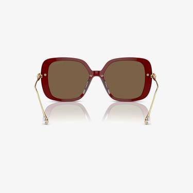  Swarovski Sk611 Kadın Bordo Güneş Gözlüğü