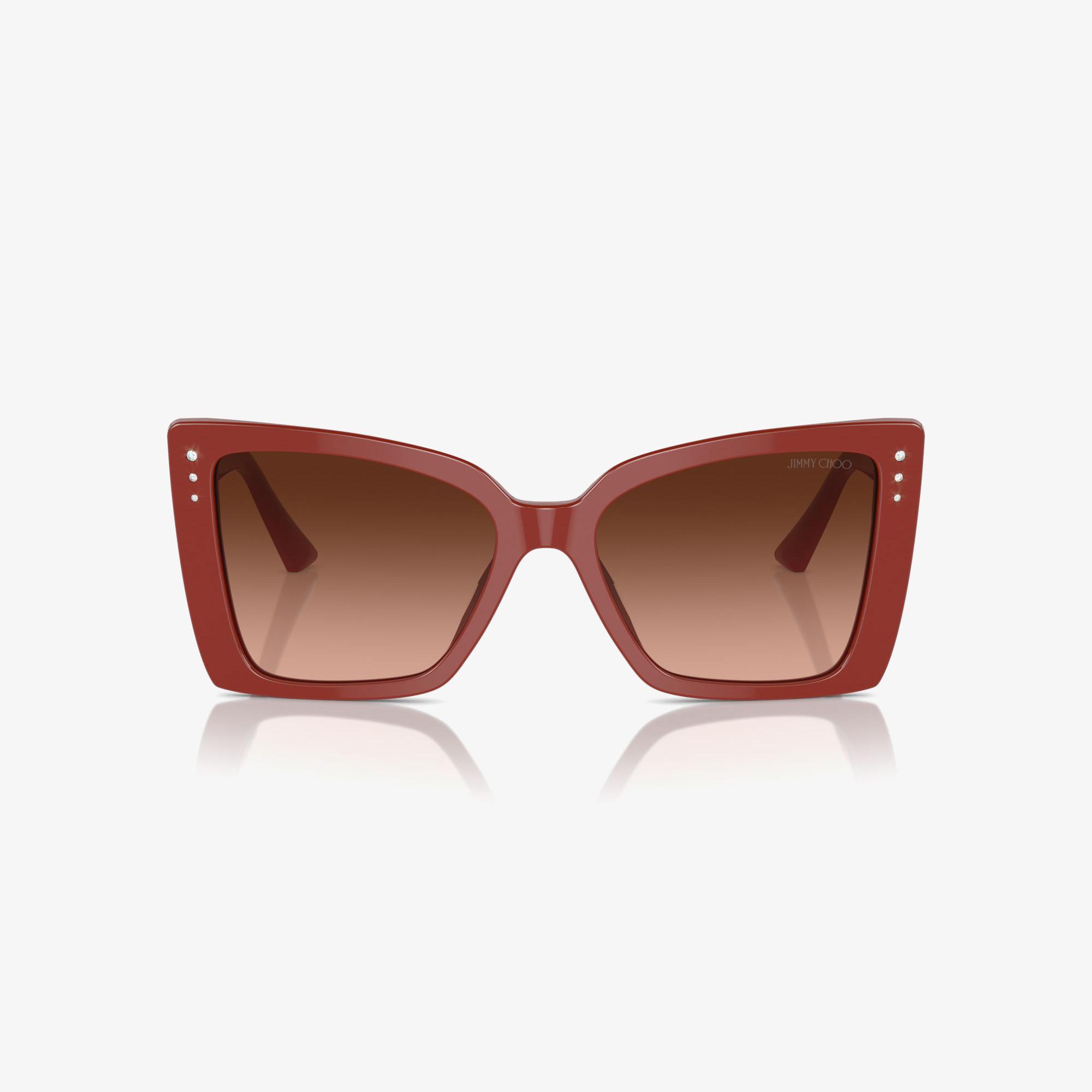 JIMMY CHOO Jc51B Kadın Kırmızı Güneş Gözlüğü
