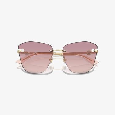  JIMMY CHOO Jc44Hb Kadın Altın Rengi Güneş Gözlüğü