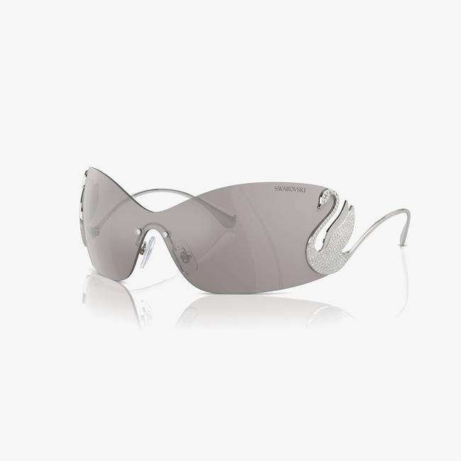  Swarovski Sk72 Kadın Gümüş Güneş Gözlüğü