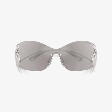  Swarovski Sk72 Kadın Gümüş Güneş Gözlüğü