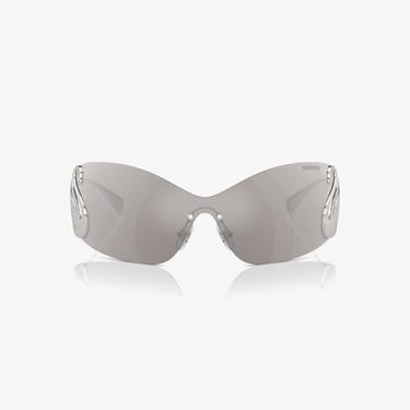  Swarovski Sk72 Kadın Gümüş Güneş Gözlüğü