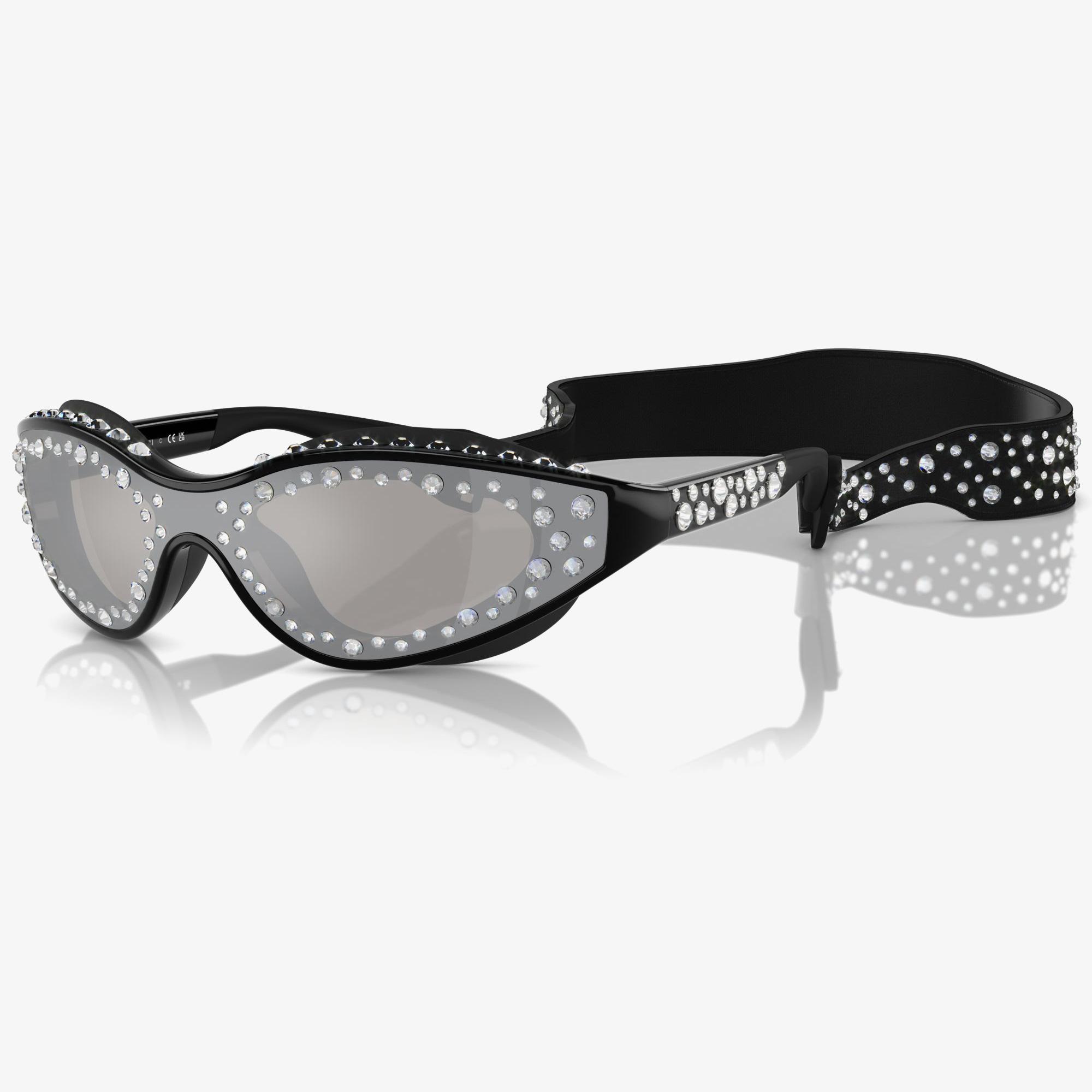 Swarovski Sk624 Kadın Siyah Güneş Gözlüğü